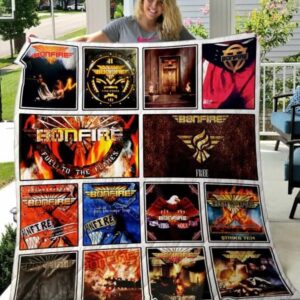 Bonfire Quilt Blanket  Limited Quilt Blanket